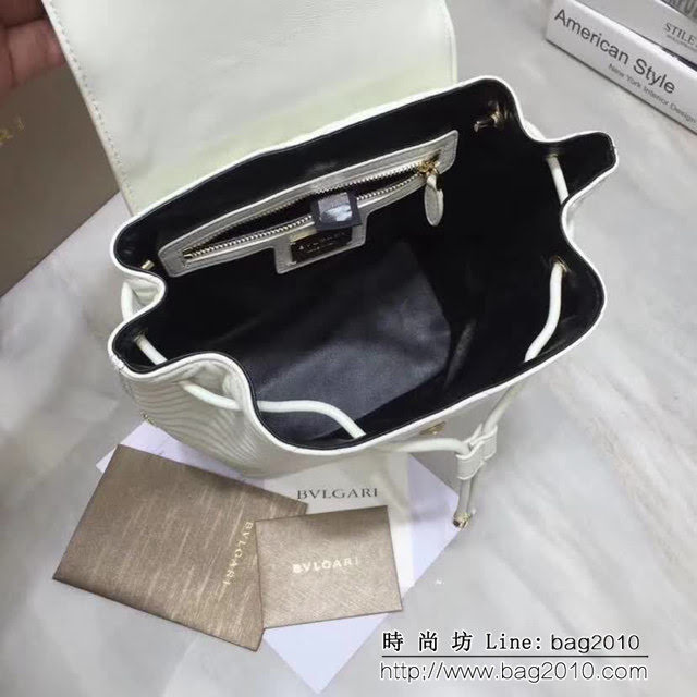 BVLGARI寶格麗 專櫃新款 迷你背包 可拆卸雙肩背帶 可手提斜挎 288537 FYD1411
